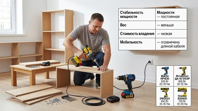 Как выбрать и купить сетевой шуруповерт для дома: обзор популярных моделей из М.Видео и отзывы пользователей